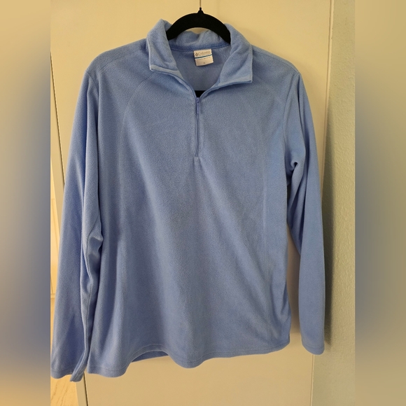 Columbia Sky Blue Fleece Jacket - Picture 1 of 3
